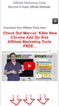 Mobile Screenshot of affiliatemarketingdude.com